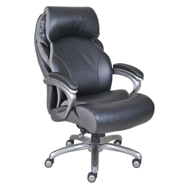 Photo 1 of Serta at Home Big and Tall Executive Office Chair Black
