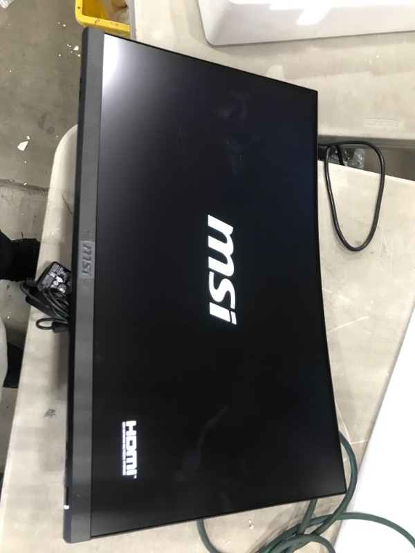 Photo 3 of MSI Full HD Non-Glare 1ms 1920 x 1080 144Hz Refresh Rate Resolution Free Sync 24" Curved Gaming Monitor (Optix G24C6P) - Black
