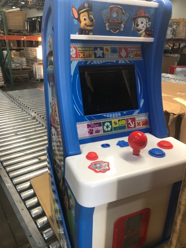 Photo 2 of Arcade1Up Paw Patrol Junior Arcade Cabinet with Stool Arcade1Up GameStop
