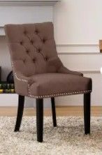 Photo 1 of (Similar To Photo) Brown Upholstered Dining Chair 2-Piece Set - Item No: 54181.00