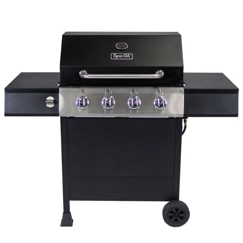 Photo 1 of Dyna-Glo 4-Burner Propane Gas Grill in Black
