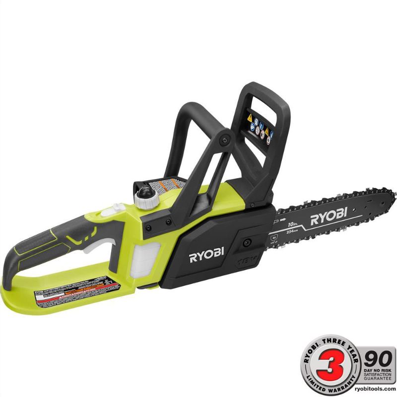 Photo 1 of RYOBI ONE+ 18V 10 in. Cordless Battery Chainsaw (Tool Only)
