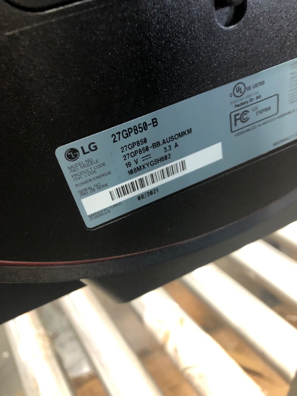Photo 1 of G Sync Nvidia Monitor