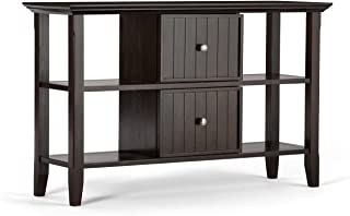 Photo 1 of (SMALL BROKEN PORTION OF FRAME; DENTED SCRATCHES; DAMAGED EDGE)
SIMPLIHOME Acadian SOLID WOOD 48 inch Wide Transitional Modern Console