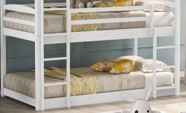 Photo 1 of (STOCK PHOTO INACCURATELY REFLECTS ACTUAL PRODUCT; COSMETIC DAMAGES; MISSING MANUAL)
Wf281723aak loft bed white
