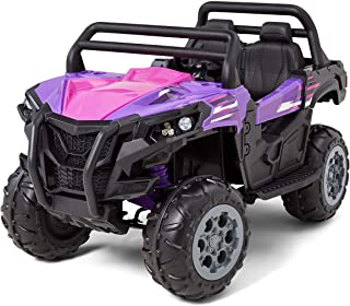 Photo 1 of ***PARTS ONLY*** Kid Trax UTV Toddler/Kids Electric Ride On Toy, 12 Volt, 3-7 yrs Old, Max Weight 110 lbs, Single or Double Riders, Purple
