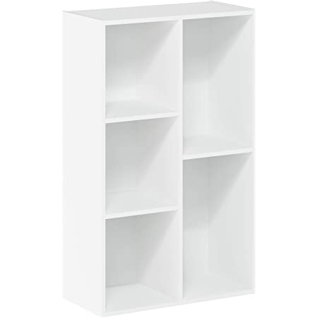 Photo 1 of (DAMAGED CORNERS; MISSING HARDWARE)
Furinno Luder Bookcase / Book / Storage , 5-Cube, White
