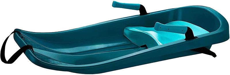 Photo 1 of Gizmo Riders Tron Bobsled for Kids, Snow Sled with Brakes for Ages 3 and Up, Weight Capacity 120 lbs
