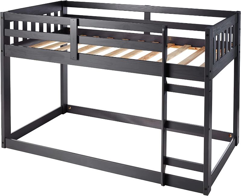 Photo 1 of *MISSING manual and hardware*
Woodcrest Low Bunk, Single, Gray, 78 x 41.63 x 50 inches
