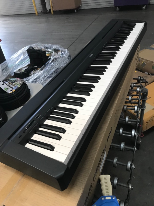 Photo 2 of Yamaha P71 88-Key Weighted Action Digital Piano with Sustain Pedal and Power Supply