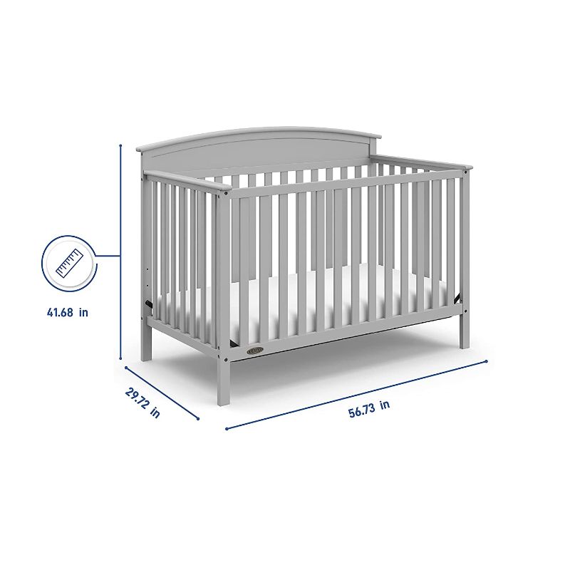 Photo 1 of *MISSING manual*
Graco Benton 4-in-1 Convertible Crib - Pebble Gray (Mattress Not Included)