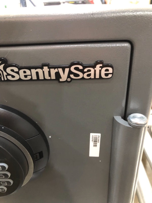 Photo 4 of no key**
Sentry Fire-Safe Electronic Lock Business Safes, Grey