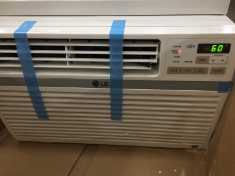 Photo 3 of LG 8,000 BTU 115V Window-Mounted Air Conditioner with Remote Control, White