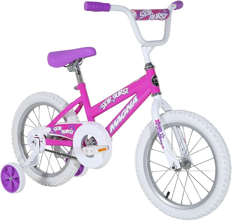 Photo 1 of (INCOMPLETE SET OF HARDWARWE; MISSING MANUAL)
Dynacraft Magna Kids Bike Girls 16 Inch Wheels