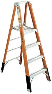 Photo 1 of (TOP SHELF DAMAGED)
Werner P7404 375-Pound Duty Rating Type IAA Fiberglass Platform Ladder with Platform at 4 Feet
