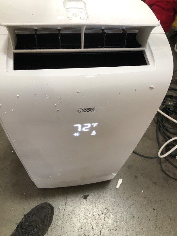 Photo 2 of (NON-FUNCTIONAL EXHAUST; INCOMPLETE SET OF ATTACHMENTS) 
Commercial Cool 6,000 BTU DOE (12,000 BTU ASHRAE) Portable Air Conditioner with Remote Control, White
