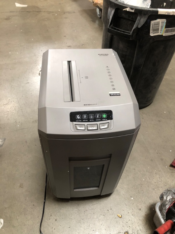 Photo 2 of (NOT FUNCTIONAL)
Aurora Professional Grade High-Security 15-Sheet Micro-Cut Shredder