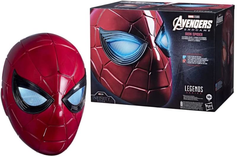 Photo 1 of Marvel Legends Series Spider-Man Iron Spider Electronic Helmet
