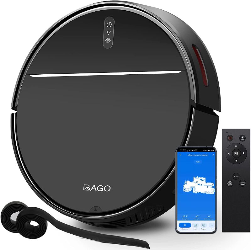 Photo 1 of BAGO Robot Vacuum Cleaner, 2000Pa Strong Suction, Self-Charging, Quiet Slim