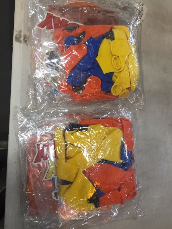 Photo 1 of 2-pack : Dragon Ball Z Birthday Party Supplies, Party Set Include Happy Birthday Banner - Cake & Cupcake Toppers - 2Pcs aluminum balloons - 18 Latex Balloons for Children Dragon Ball Z Theme Birthday Decoration.
