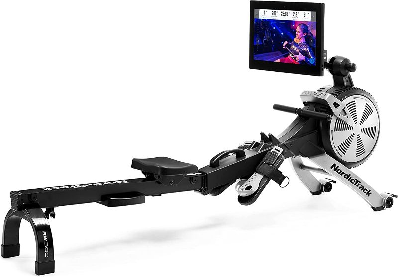 Photo 1 of NordicTrack RW900 Rowing Machine with 22” Touchscreen Parts only missing screen and legs 