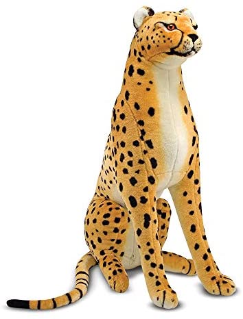 Photo 1 of Melissa & Doug Giant Cheetah - Lifelike Stuffed Animal (Stands Nearly 3 Feet Tall)
