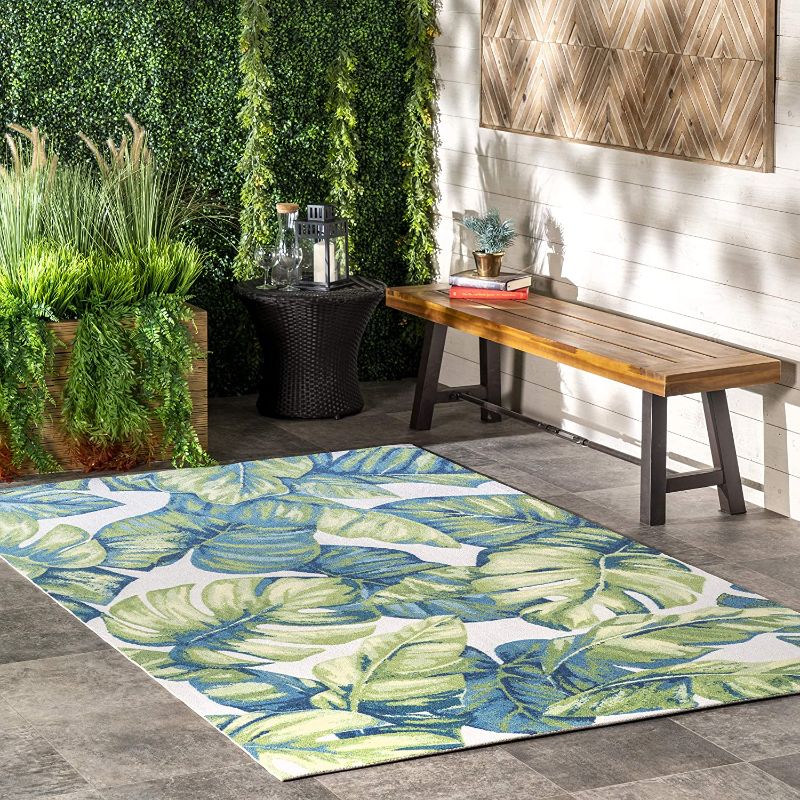 Photo 1 of ***FACTORY PACKAGED *** nuLOOM Lisa Floral Indoor/Outdoor Area Rug, 8' x 10', Multi
