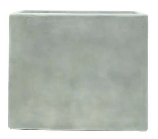 Photo 1 of *** PACK OF 2 *** 20 in. H x 24 in. x 11 in. Cement Gray Composite Smooth Cement Deck Box
 