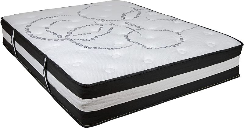 Photo 1 of 
Flash Furniture Capri Comfortable Sleep 12 Inch CertiPUR-US Certified Hybrid Pocket Spring Mattress, Full