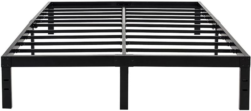 Photo 1 of  Reinforced Platform Bed Frame/3500lbs Heavy Duty/Easy Assembly Mattress Foundation/Steel Slat//No Box Spring Needed, California King