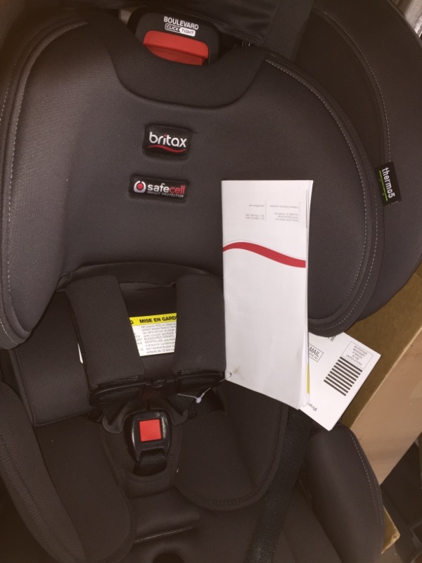 Photo 3 of Britax Boulevard ClickTight Convertible Car Seat, Cool N Dry Charcoal - Cooling & Moisture Wicking Fabric