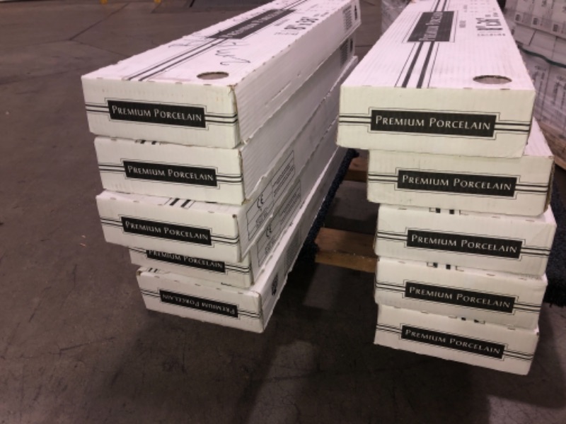 Photo 1 of ***AS-IS/NO REFUNDS*** Pallet of 10 cases-  Timber Ash 8 in. x 36 in. Matte Porcelain Floor and Wall Tile (16 sq. ft. / case) ***AS-IS/NO REFUNDS***
