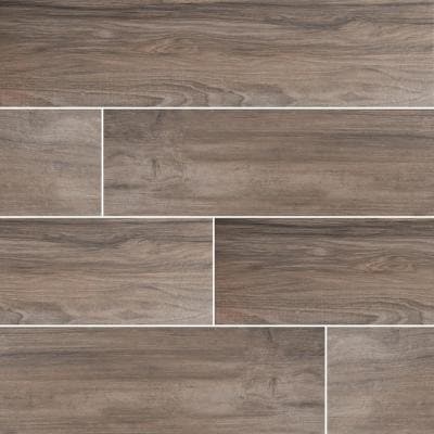 Photo 1 of ***AS-IS/NO REFUNDS*** Pallet of 10 cases-  Timber Ash 8 in. x 36 in. Matte Porcelain Floor and Wall Tile (16 sq. ft. / case) ***AS-IS/NO REFUNDS***