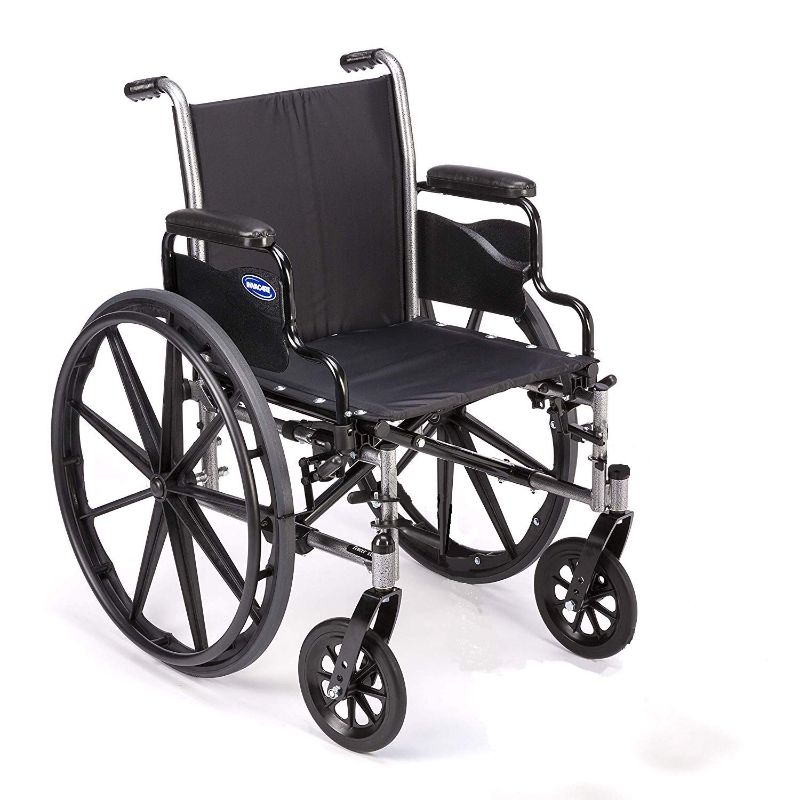 Photo 1 of Invacare Tracer SX5 Wheelchair for Adults | Everyday Folding | 22 Inch Seat | Desk Arms
