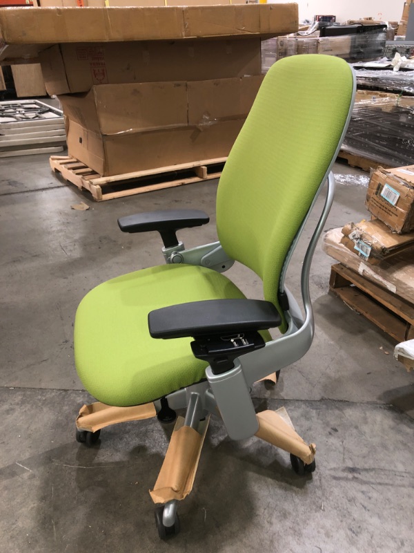 Photo 4 of Steelcase Leap Chair, Black Fabric,FBA_,5" Cylinder - 46216179 green