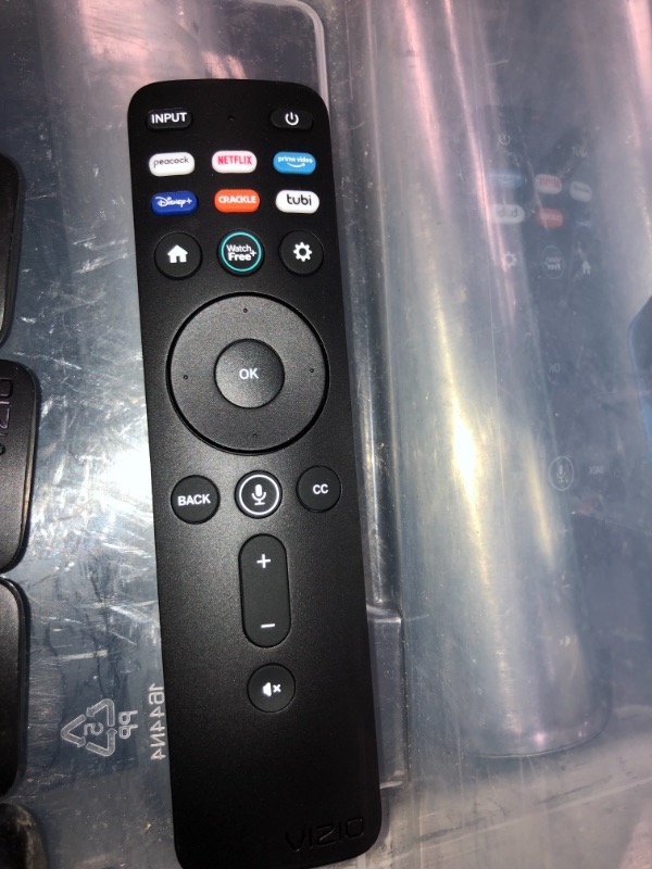 Photo 2 of Replacement Voice Remote Control XRT260 fit for Vizio V-Series and M-Series 4K HDR Smart TV with Shortcut App Keys Peacock Netflix PrimeVideo Disney+ Crackle TUBI Watchfree ?Version 2?BATTERIES ARE NOT INCLUDED 
