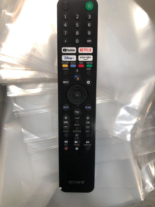 Photo 2 of Voice Remote Control FCC ID: MG3-TX520U RMF-TX520U Compatible with Sony TV Models KD55X79J KD55X80CJ KD55X80J KD65X79J KD65X80CJ KD65X80J KD75X79J KD85X85J XR55A80J XR65A80CJ XR77A80CJ and XR77A80J-BATTERIES ARE NOT INCLUDED
