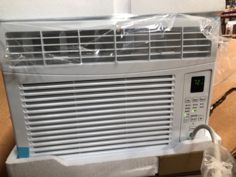 Photo 10 of GE 6,000 BTU 115-Volt Window Air Conditioner for 250 sq. ft. Rooms in White with Remote