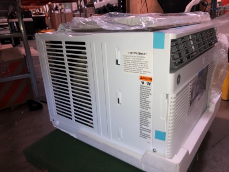 Photo 2 of GE 12,000 BTU 115-Volt Smart Window Air Conditioner with WiFi and Remote in White, ENERGY STAR