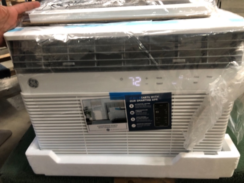 Photo 5 of GE 12,000 BTU 115-Volt Smart Window Air Conditioner with WiFi and Remote in White, ENERGY STAR