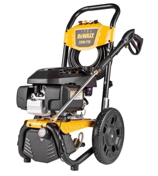 Photo 1 of DEWALT 3300 PSI 2.4 GPM Gas Cold Water Pressure Washer with HONDA GCV200 Engine