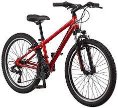 Photo 1 of Schwinn High Timber AL Youth/Adult Mountain Bike, Aluminum Frame, 24-Inch Wheels, 21-Speed, Red