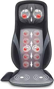 Photo 1 of SNAILAX Shiatsu Back Massager with Heat -Deep Kneading Massage Chair Pad with Adjustable Intensity, Shiatsu Chair Massager to Relax Full Body Muscle