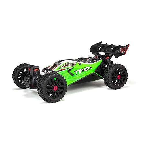 Photo 1 of ARRMA 1/10 Typhon 4X4 V3 MEGA 550 Brushed Buggy RC Truck RTR (Transmitter, Receiver, NiMH Battery and Charger Included), Green, ARA4206V