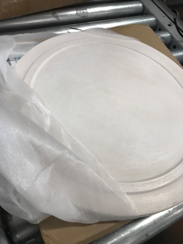 Photo 2 of 15 Inch Faded beige Round Tray,