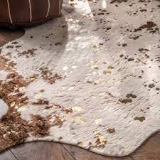 Photo 1 of 	
nuLOOM Rugs Iraida Faux Cowhide Brown 3'