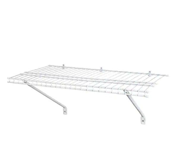 Photo 1 of 2pck--ClosetMaid 3 ft. 12 in. D x 36 in. W x 12 in. H Ventilated Wire Shelf Steel Closet System Kit