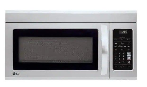 Photo 1 of  LG Electronics 1.8 cu. ft. Over the Range Microwave with Sensor Cook and EasyClean in Stainless Steel
