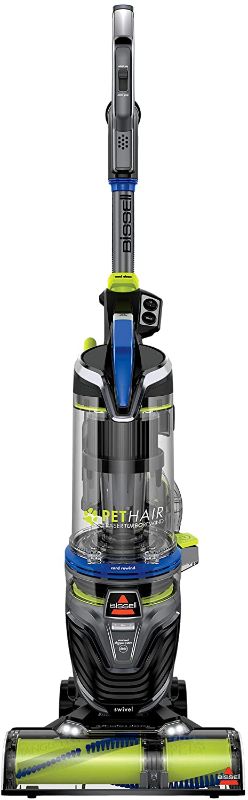 Photo 1 of Bissell Pet Hair Eraser Turbo Rewind Upright Vacuum Cleaner, 27909, Blue
