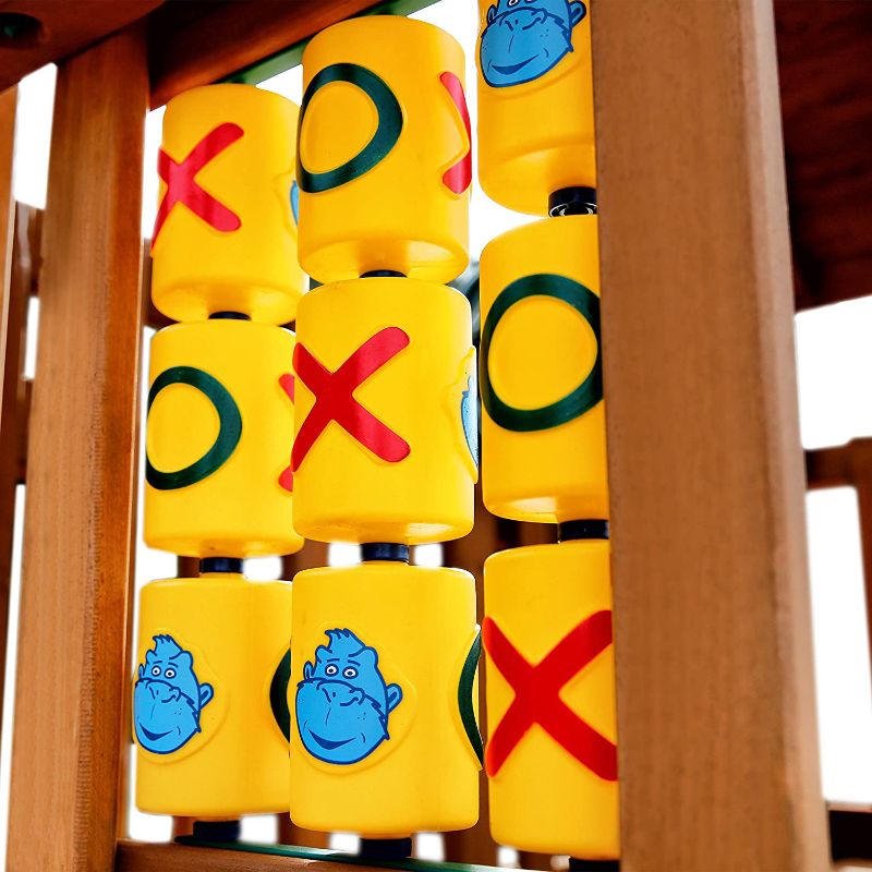 Photo 1 of Gorilla Playsets 07-0010 Tic Tac Toe Spinner Activity Panel for Swing Sets, Yellow
